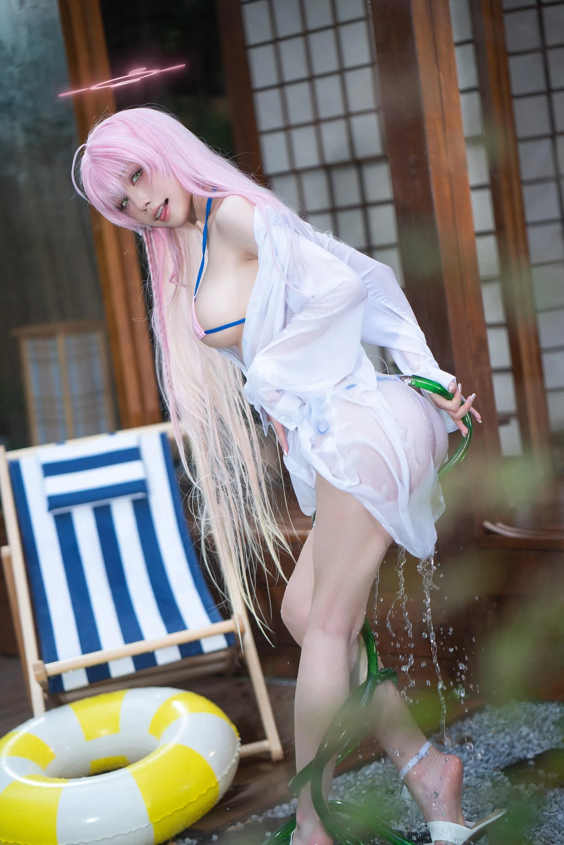 水淼aqua – NO.156 Fantia 2023年10月套图2套-20231025浦和❣️一緒涼？ [40P]插图7
